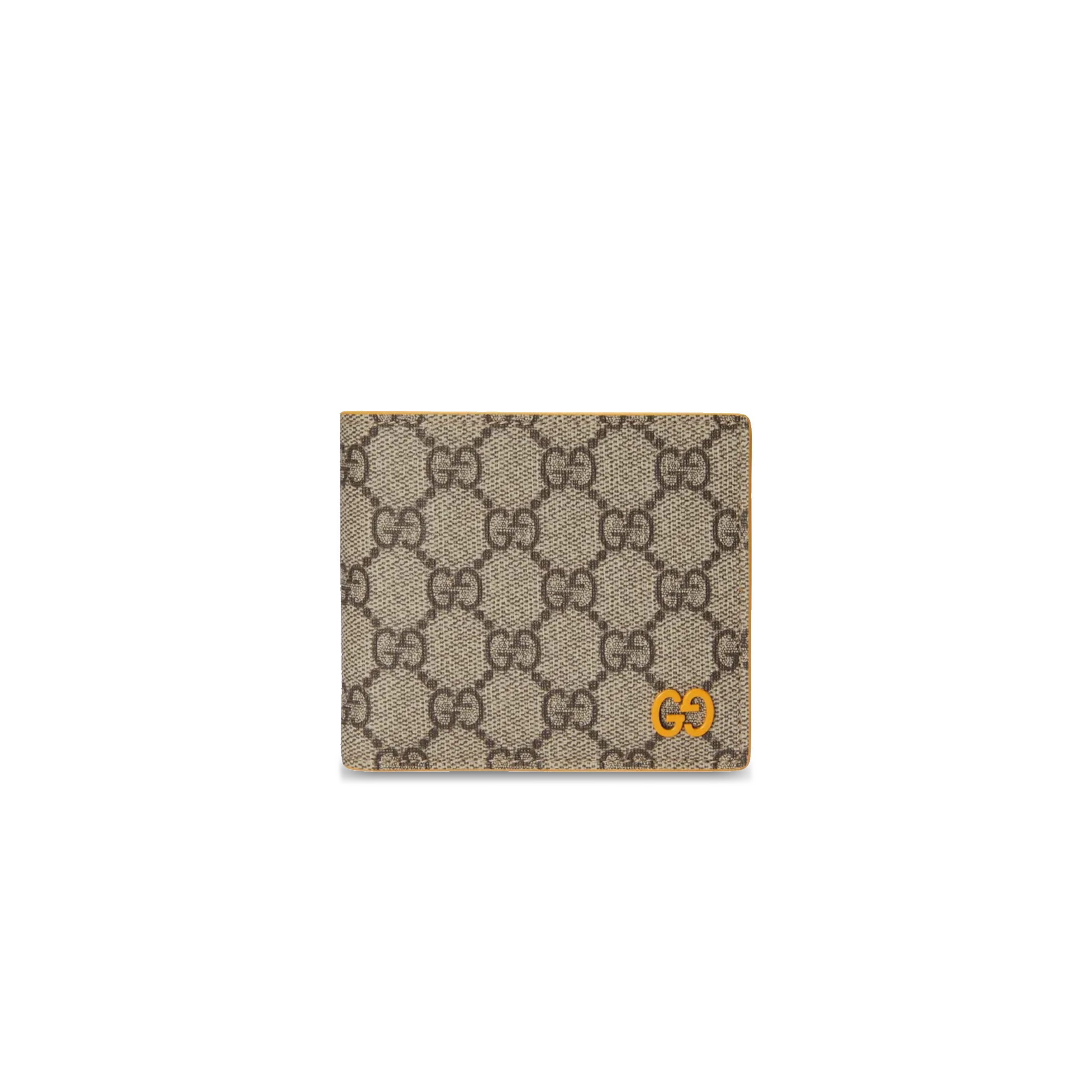 GUCCI YELLOW INTERIOR GG COIN WALLET 768244 (21*9cm)